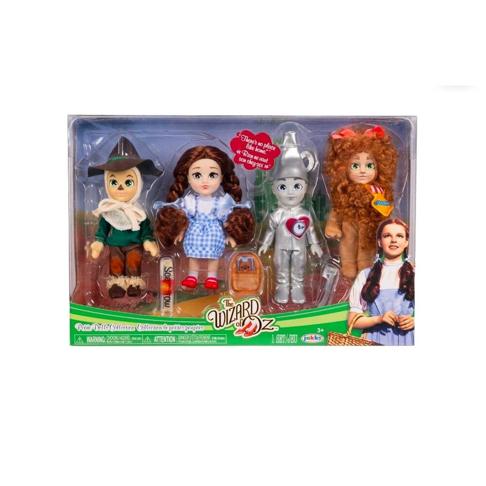 Wizard of Oz 6β Petite Doll Set β Dorothy Tinβ Man Scarecrow Lion